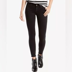Levi's 711 Black Skinny Jeans